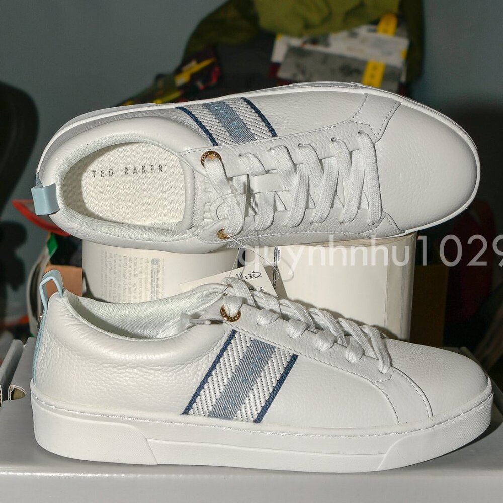 Ted Baker Women's Leather Sneaker Shoes - Picture 4 of 7